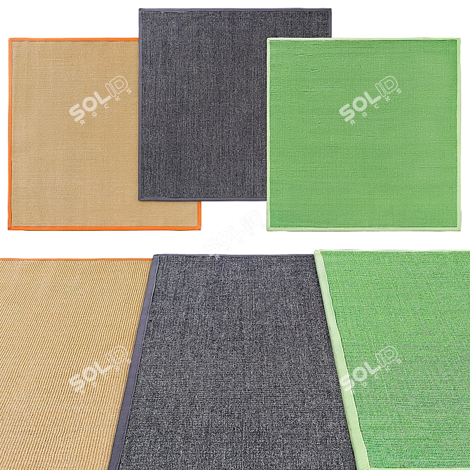 Benuta Square Rugs | Wide Range 3D model image 1