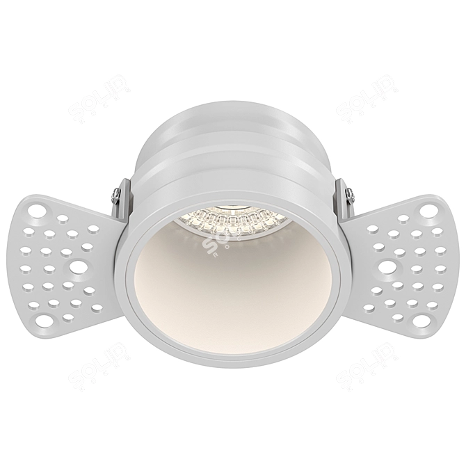 Versatile Recessed Luminaire: Maytoni Reif DL048 3D model image 1