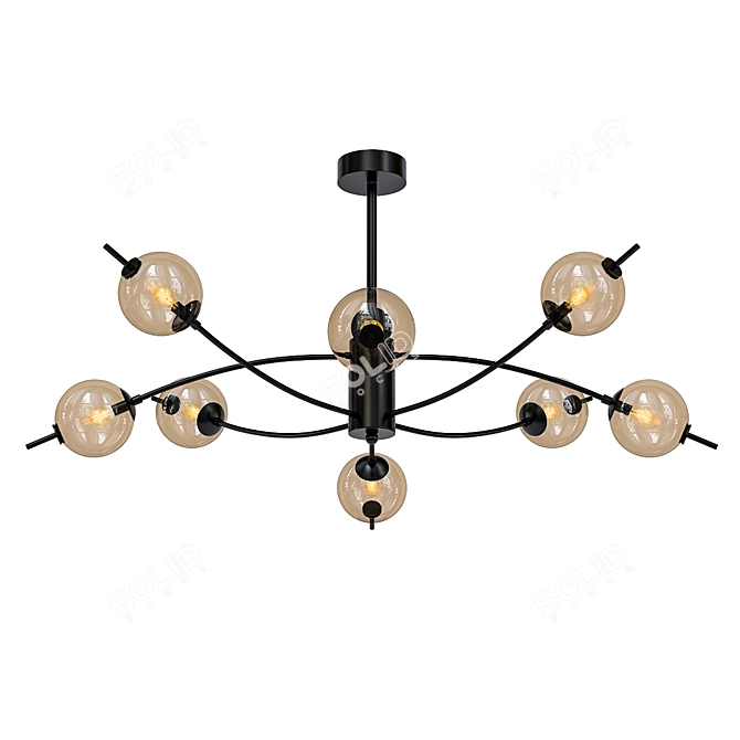 Omnilux Rosolina Ceiling Chandelier 3D model image 1
