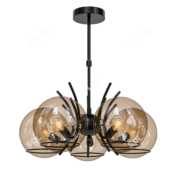 Omnilux Girasole Ceiling Chandelier 3D model image 1