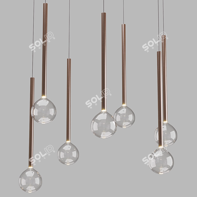 SOFI Pendant Lamp: Sleek & Stylish 3D model image 2