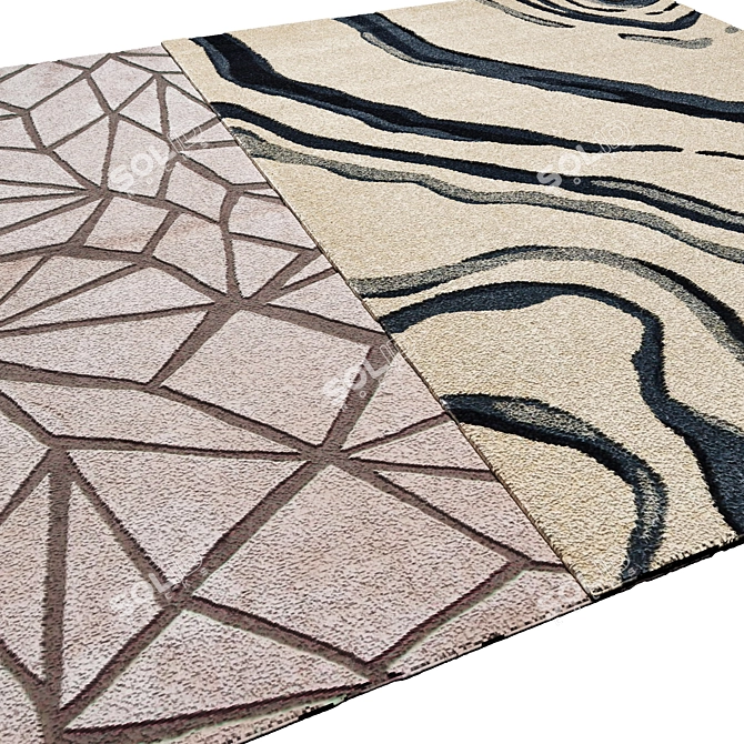 Elegant Interior Carpets 3D model image 2