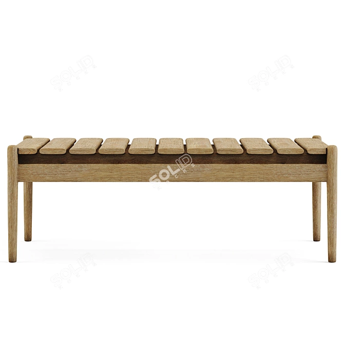 Eucalyptus Simja Coffee Table | Outdoor & Indoor Design 3D model image 10