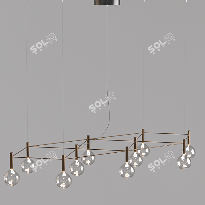 SOFÌ Pendant Lamp: Stylish Illumination, Bonaldo 3D model image 3