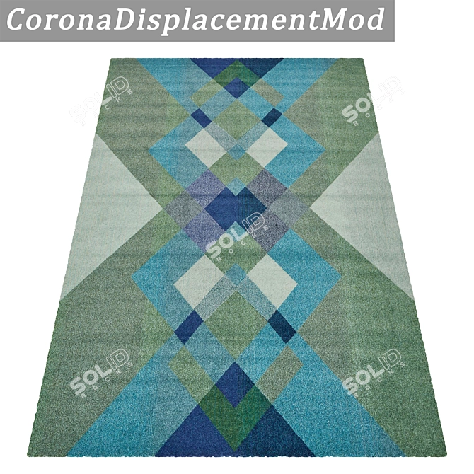 Premium Rug Set: High-Quality Carpets 3D model image 4