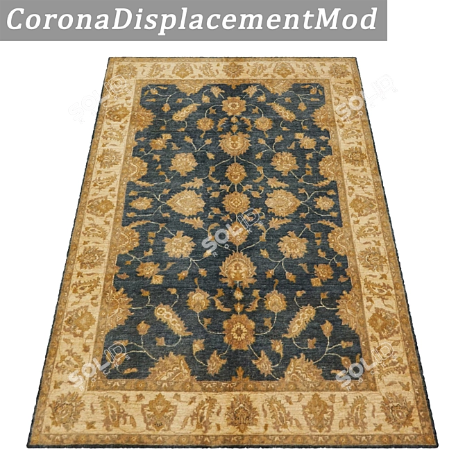 1918 Carpets Set: High-Quality Textures 3D model image 4