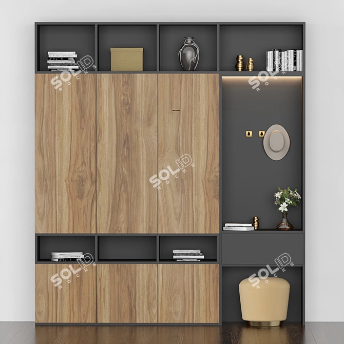 Modern Hall Furniture 52 3D model image 1