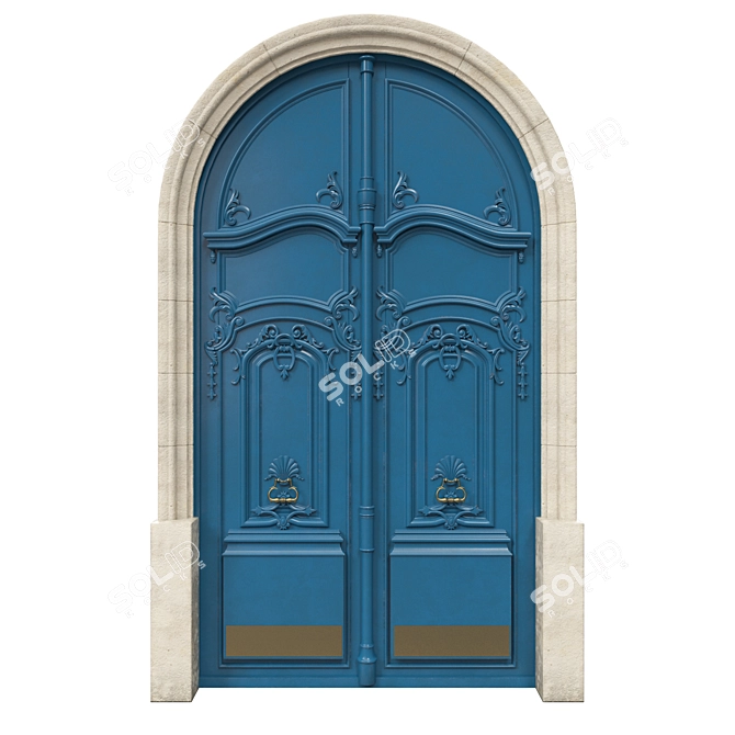 Classic 3D Max Door - 1800x3300mm 3D model image 1