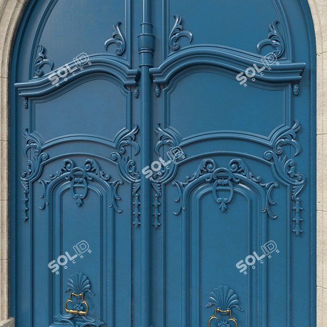 Classic 3D Max Door - 1800x3300mm 3D model image 3