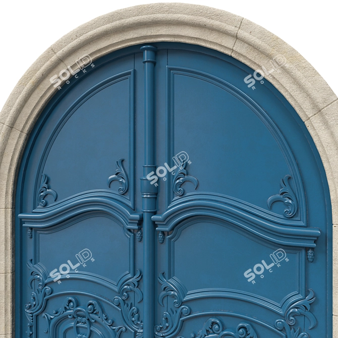 Classic 3D Max Door - 1800x3300mm 3D model image 4