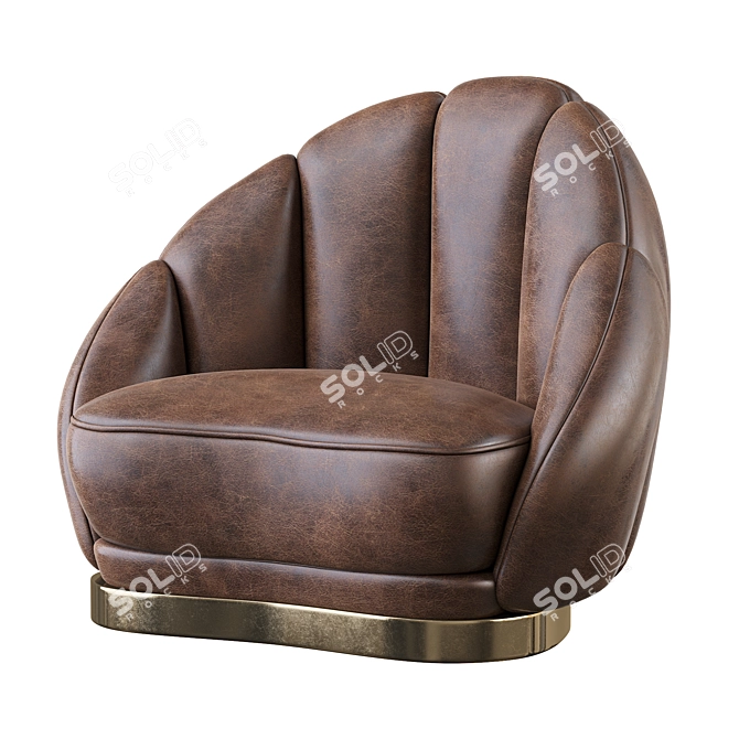 Olympia Armchair: Exquisite Design & Comfort 3D model image 2