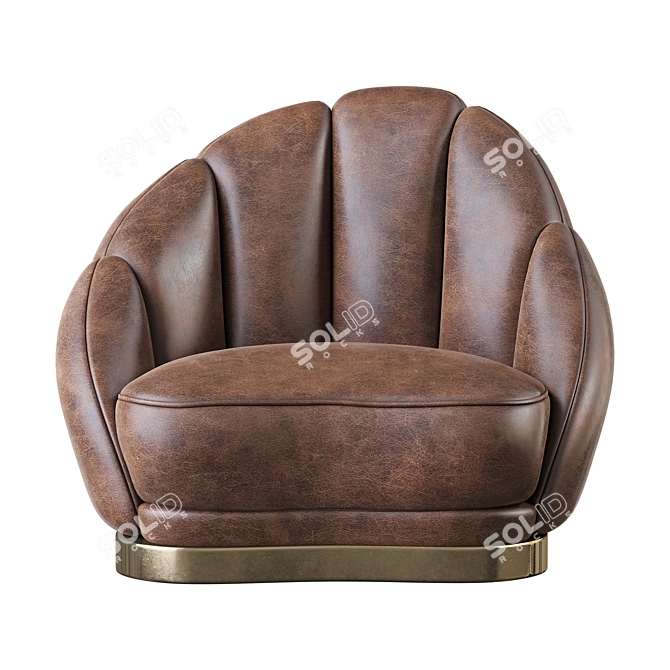 Olympia Armchair: Exquisite Design & Comfort 3D model image 3