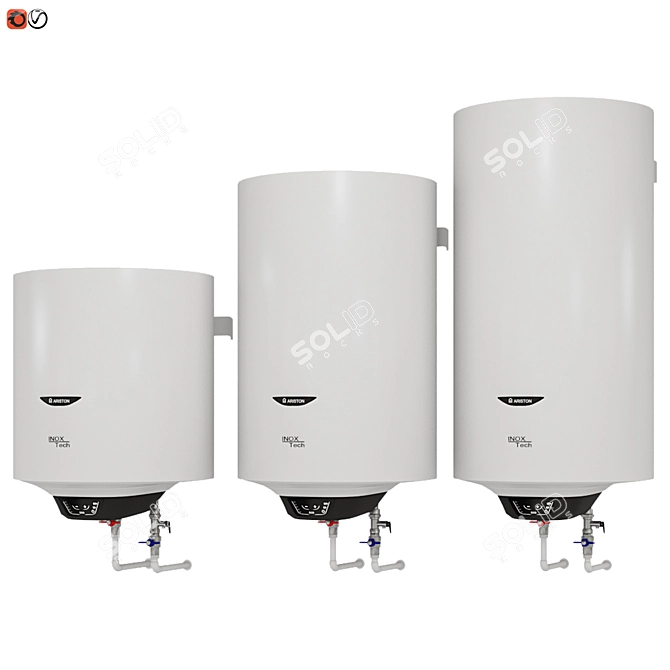 ARISTON PRO1 ECO INOX ABS: Efficient Water Heaters 3D model image 2