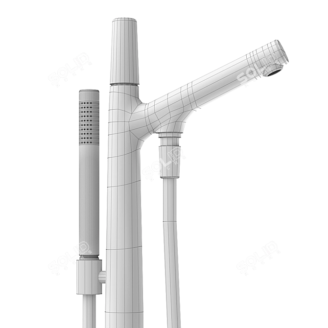 Cisal Vita Single Lever Bath Shower Faucet 3D model image 2