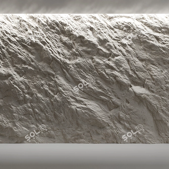 Title: Rock Wall Texture Set 3D model image 1