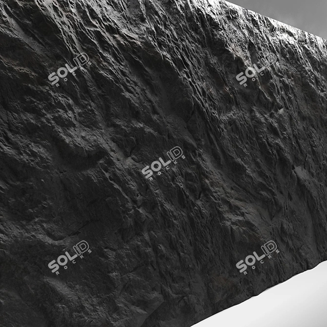 Title: Rock Wall Texture Set 3D model image 3