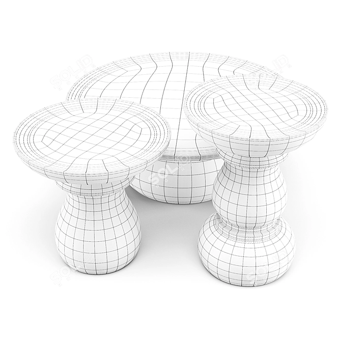 Marcel WANDERS Chess Collection: Exquisite Tables 3D model image 4