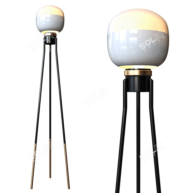 GLOWING SHADOW: Midj Ghost Lamp 3D model image 1