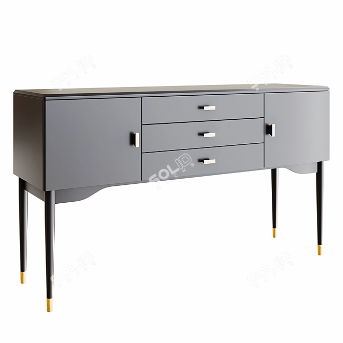 Novani Chest of Drawers and Bedside Tables 3D model image 5