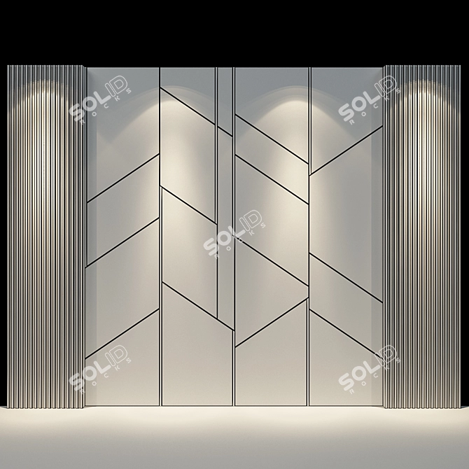 Stylish Panel 48 by Studia 54 3D model image 3