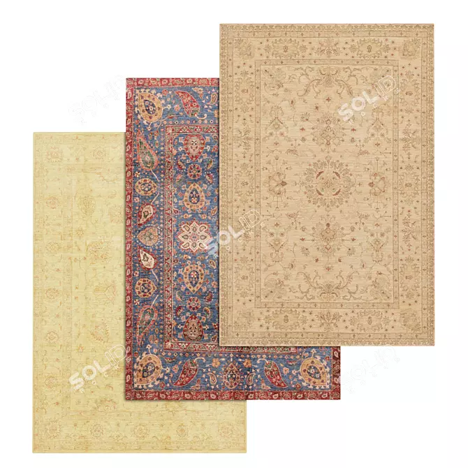 Luxury Carpet Set 1924 3D model image 1