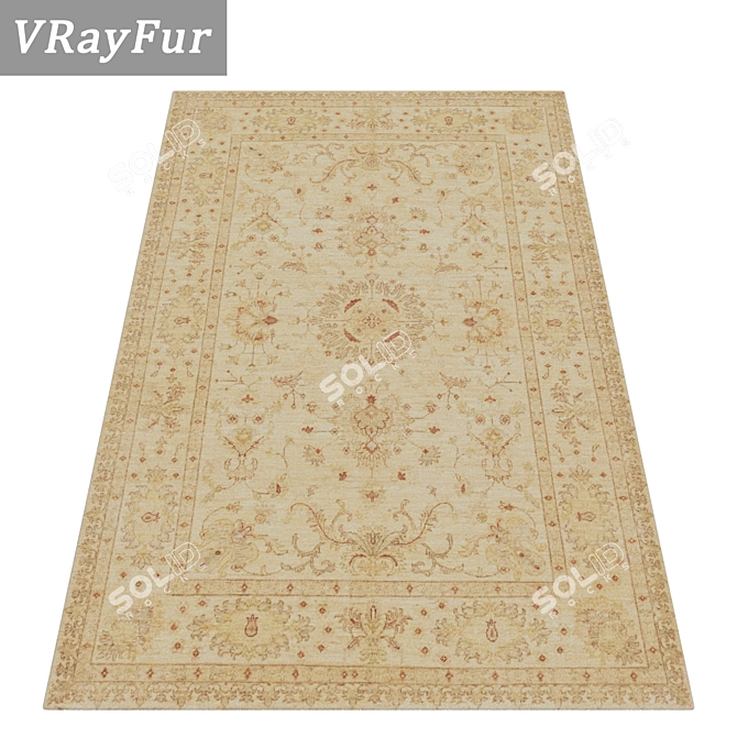 Luxury Carpet Set 1924 3D model image 2