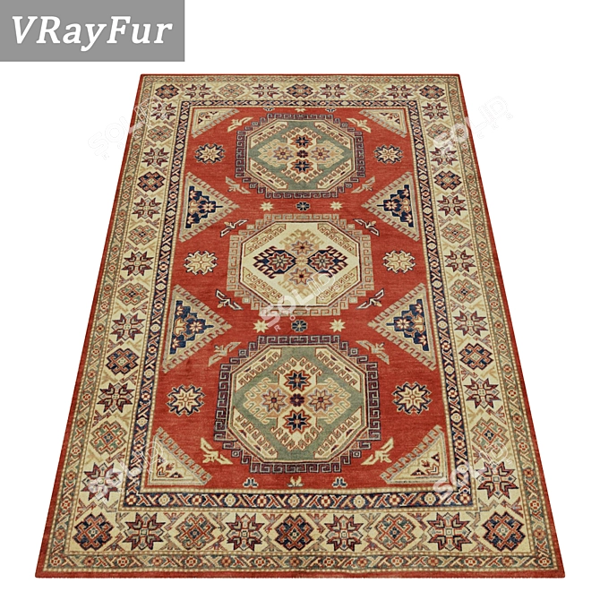 Luxury Carpets Set 1926 3D model image 2