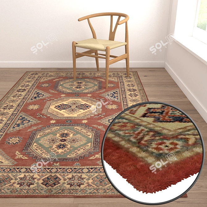 Luxury Carpets Set 1926 3D model image 5
