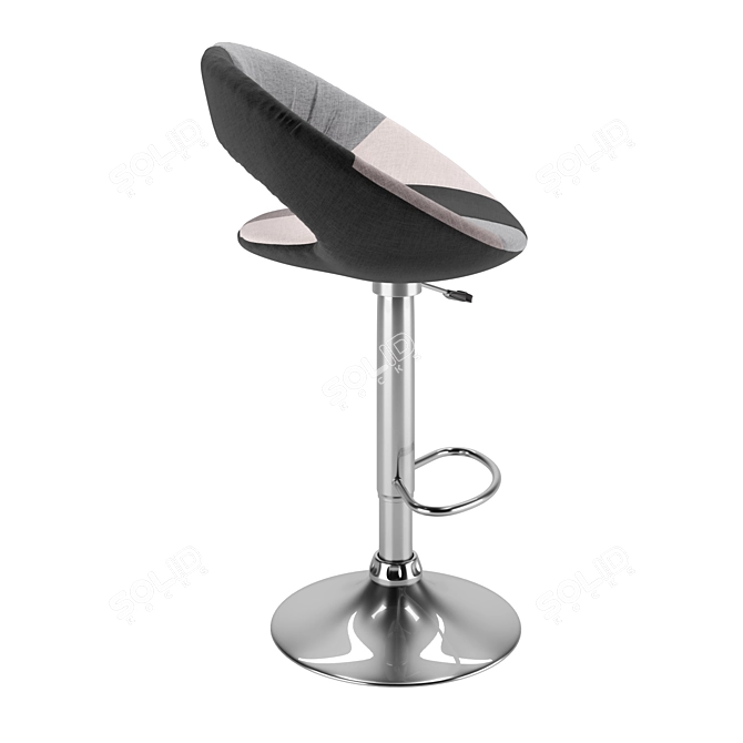 Title: Woodville Cody Bar Chair 3D model image 2