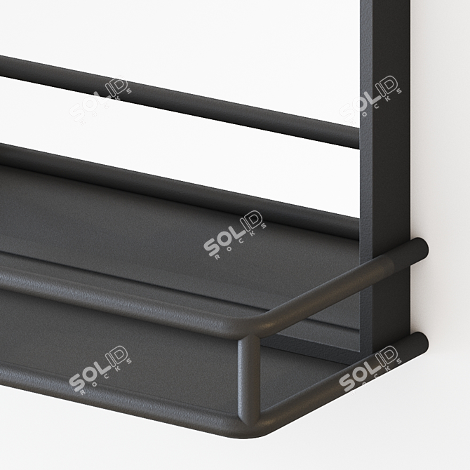 Weston Mirror Shelf: Sleek, Functional 3D model image 2