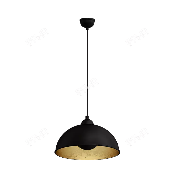 Modern Industrial Antenne Pendant Light 3D model image 5