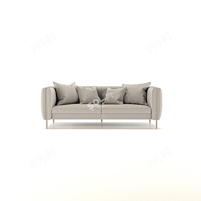Barlow: Sleek and Stylish Sofa 3D model image 1