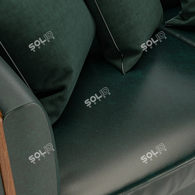 Barlow: Sleek and Stylish Sofa 3D model image 4