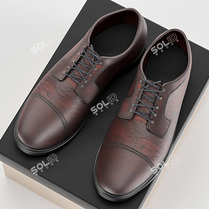 Title: Sleek Convertible Shoes 3D model image 2