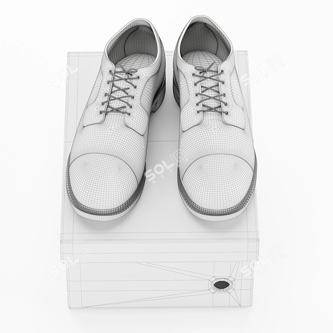 Title: Sleek Convertible Shoes 3D model image 5