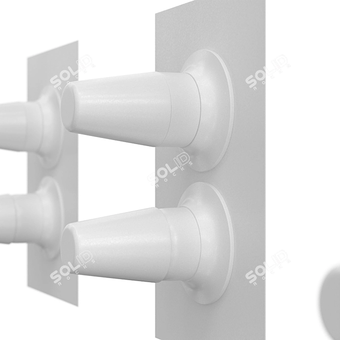 Vita Bathroom Set: Stylish and Functional 3D model image 3