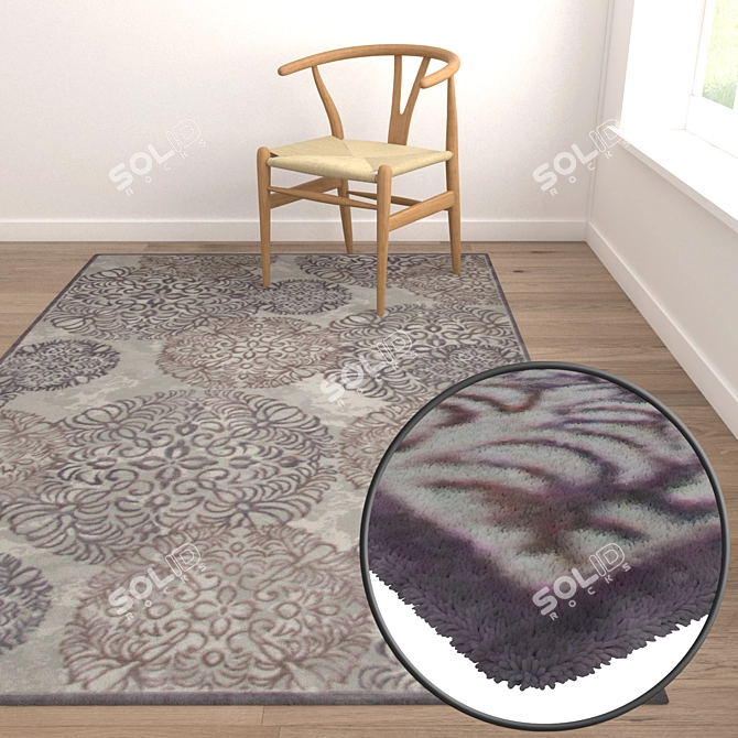 Title: Luxury 3D Carpets Collection 3D model image 5