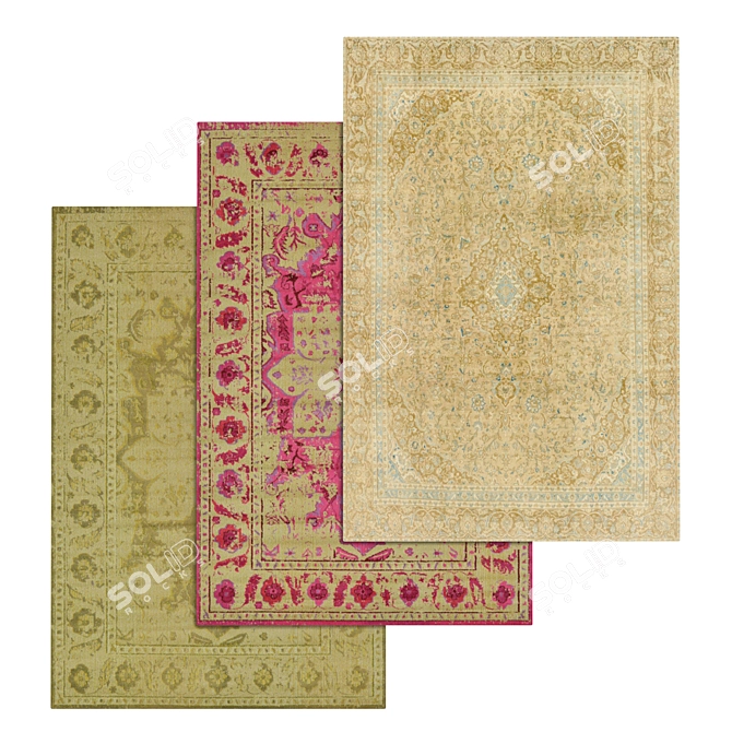 Luxury Carpet Collection 3D model image 1