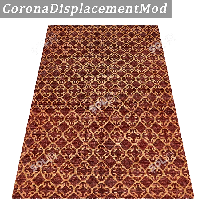 1935 Carpet Set: High-Quality Textures 3D model image 4