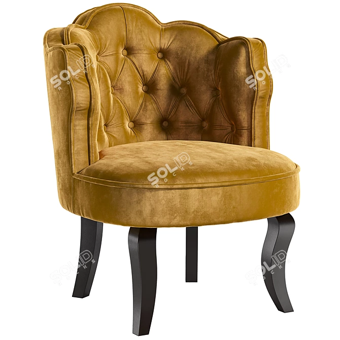 Modern 4Rooms Armchair 3D model image 3