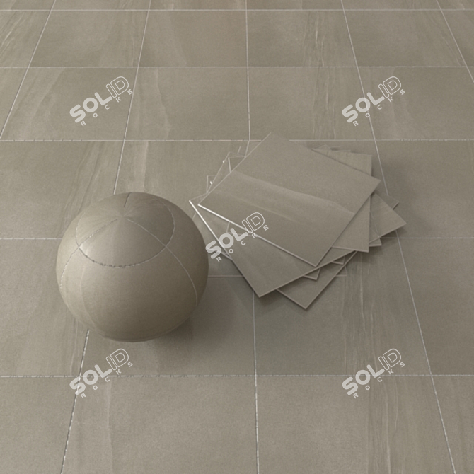 9 Step High Quality Kale Tiles 3D model image 1