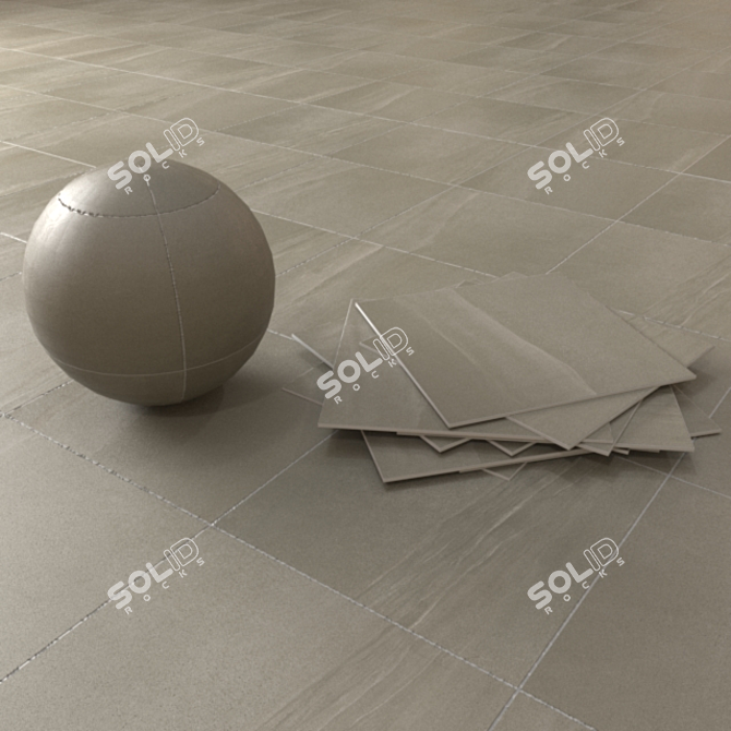 9 Step High Quality Kale Tiles 3D model image 2