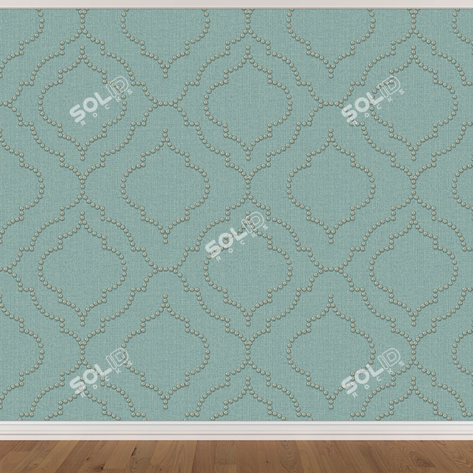 Seamless Wallpaper Set (3 Colors) 3D model image 2