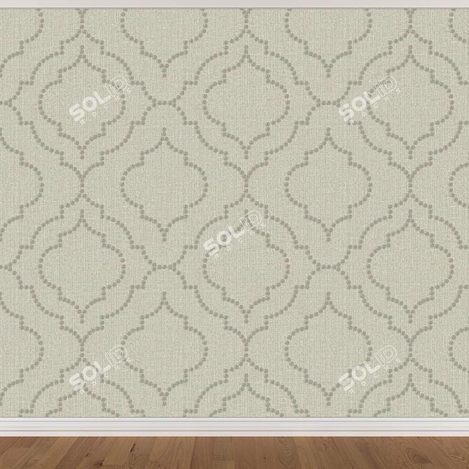 Seamless Wallpaper Set (3 Colors) 3D model image 3