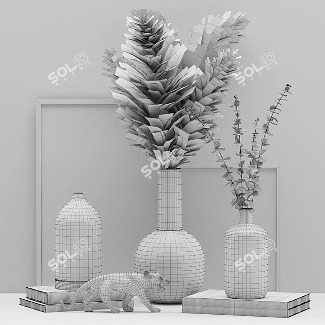 Modern Decor Set - 3Ds Max & Corona5.0 Files 3D model image 3