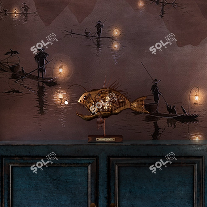 Illuminate Your Fishing Experience: Angler Fish 3D model image 4