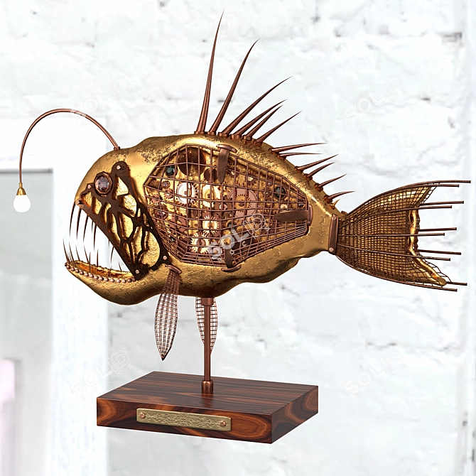 Illuminate Your Fishing Experience: Angler Fish 3D model image 7