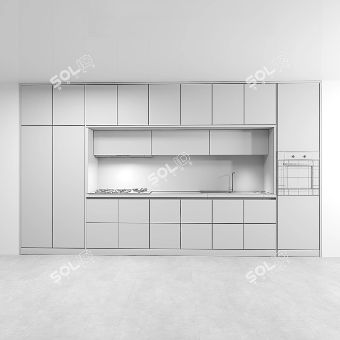 Kitchen13 2013: Functional and Stylish Kitchen Design 3D model image 4