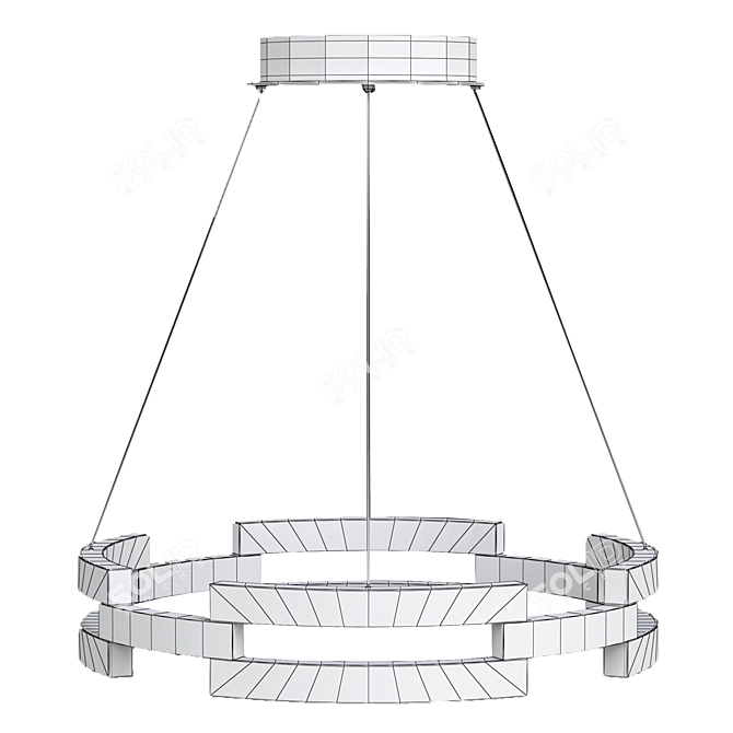 Elegant Chandelier Chain for Beautiful Lighting 3D model image 4
