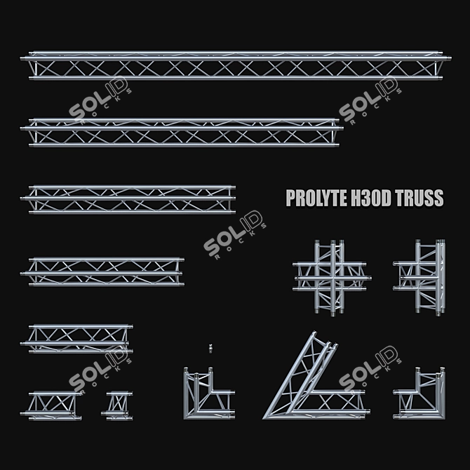 Superior Strength Prolyte H30D Truss 3D model image 1